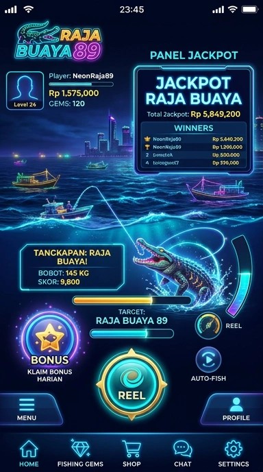 mega111 — layar beranda